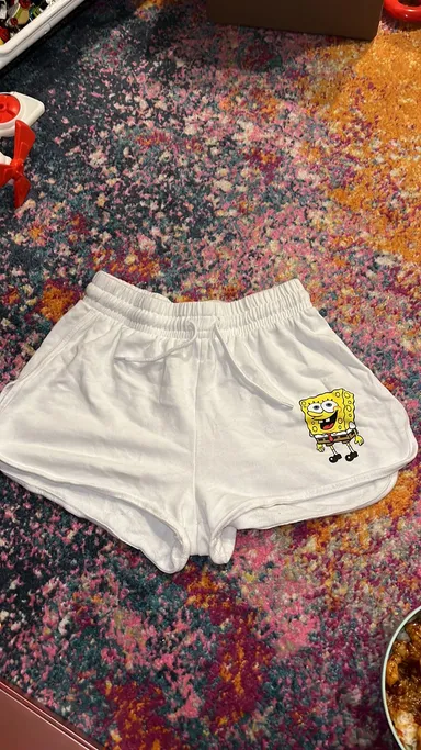 Spongebob SquarePants WHITE Shorts