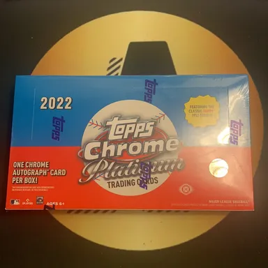 2022 Topps Chrome Platinum  Baseball Hobby Box