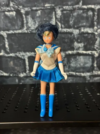 Toys - Vintage Sailor Moon Sailor Mercury Figure Doll Irwin Toy 6"