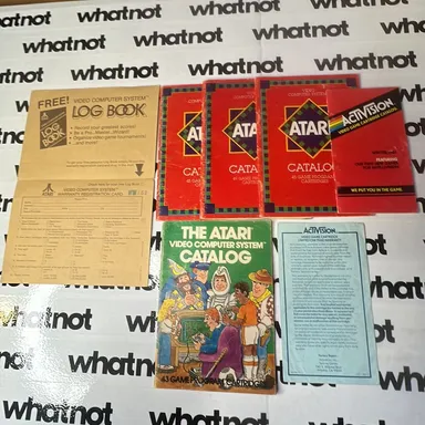 Assorted Atari Paperwork