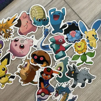 Assorted Pokemon stickers $1 each