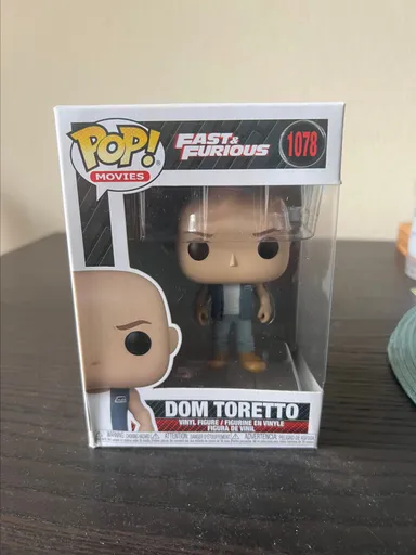 Dominic Dom Toretto Fast and Furious Funko Pop Movies #1078 Vin Diesel Cars Film Family Car Films