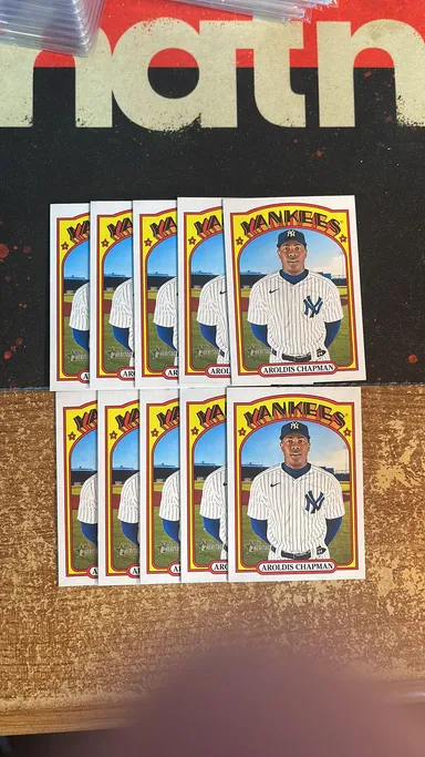 10 Card Lot Aroldis Chapman 2021 Topps Heritage New York Yankees MLB