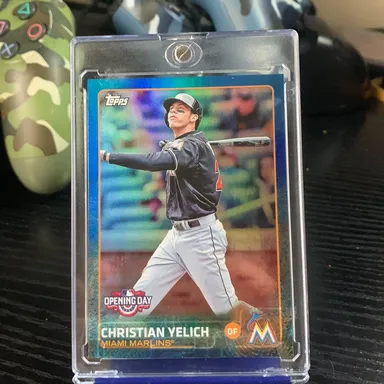 Christian Yelich Opening day Topps