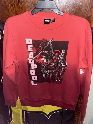 Marvel Deadpool Character Sweatshirt Mens Size XS Brand New With Tags Never Worn.