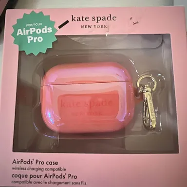 Kate spade pink AirPods Pro CASE! Msrp 65.00