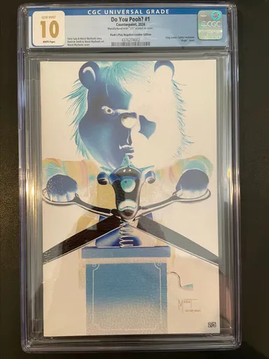 Do You Pooh? Child’s Play / Chucky Homage *Negative Virgin Leather 2/5 Variant* CGC 10.0 GEM MINT