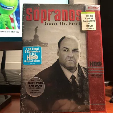The Sopranos Season 6, Part 2 HD-DVD (NOT DVD) Box Set RARE