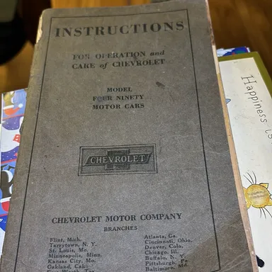 Instructions for Chevrolet cars