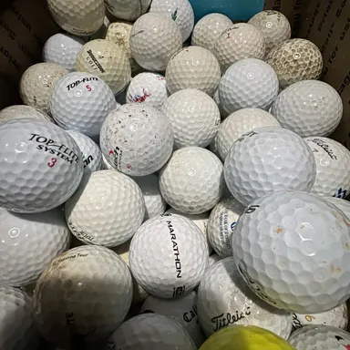 110 Hitaway / Practice Golf balls Fair/Good condition