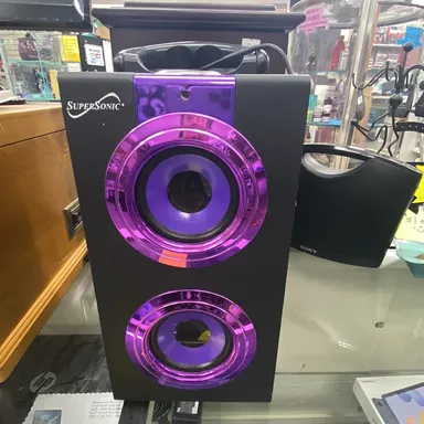SuperSonic Portable Speaker w/ USB Charger