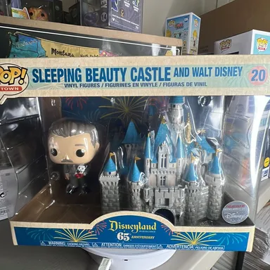 Sleeping Beauty Castle and Walt Disney