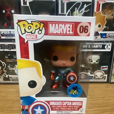 Captain America (Unmasked) (Metallic)