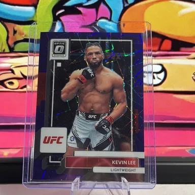 2023 UFC Optic Kevin Lee Purple Velocity Bookend
