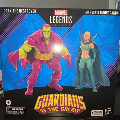 Marvel Legends Drax the Destroyer and Marvel's Moondragon