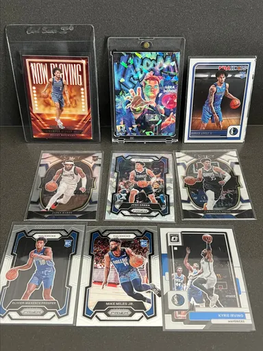 Luka Doncic Kaboom cracked ice dynasty + 8 card Dereck Lively rookies RC kyrie more Dallas mavericks