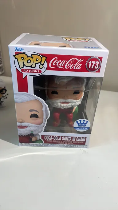 Coca-Cola Santa In Chair