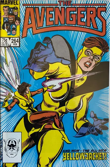 Avengers #264 - 1st Female Yellowjacket - 1986