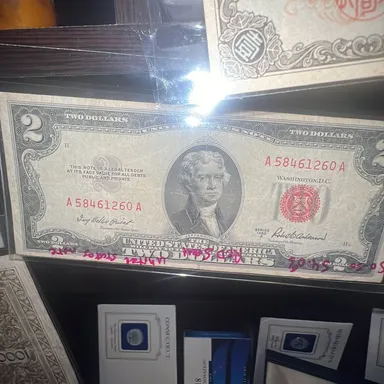 2 dollar bill 1953 a