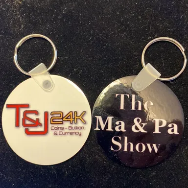 The Ma & Pa show key chains