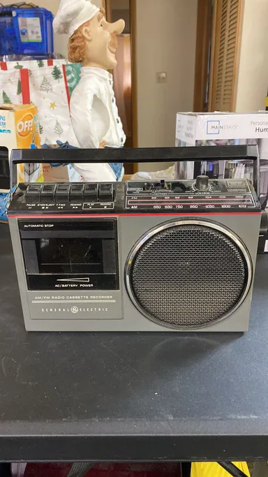 General Electric Tape Player Radio
