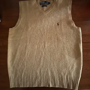 Polo Ralph Lauren Sweater Vest 100% lambswool