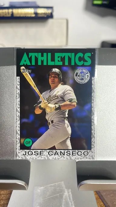 2021 Jose Canseco Numbered /70 Topps 35th Anniversary Athletics MLB