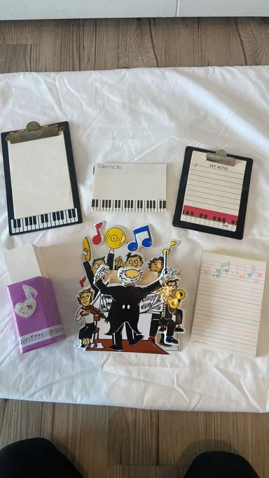 80’s Music Lovers & Musicians Musical Notepads