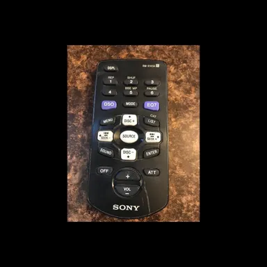 Sony Car Audio System Remote Control RM-X141A Tested And Works