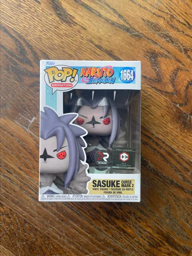 Funko Pop! Animation #1664 Sasuke(Curse Mark 2) PR Chalice Exclusive W/Protecter