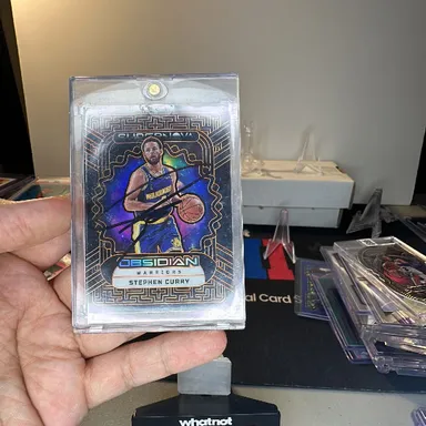 Steph curry obsidian /35 in person auto