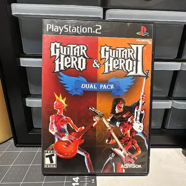 PS2 Guitar Hero Dual Pack