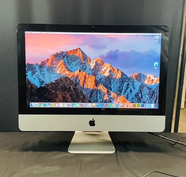 21.5” i3 8gb 500gb apple iMac computer all in one with SOFTWARE