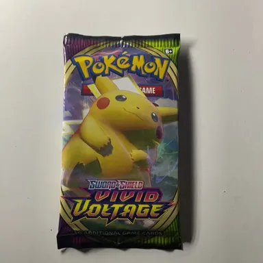 Pokémon Sword and Shield Vivid Voltage Booster Pack Unopened 🔥