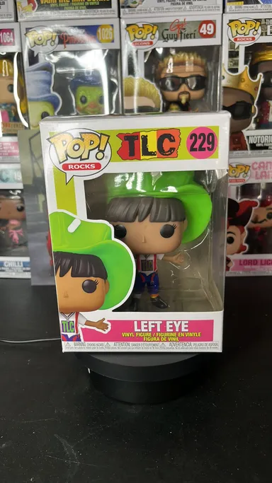 Left Eye with Green Hat