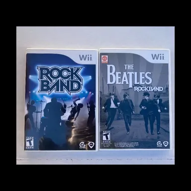Rock Band - 2 Game Bundle Wii