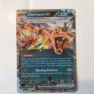 Pokémon TCG - Charizard EX - 125/197 Double Rare Holo - Obsidian Flames