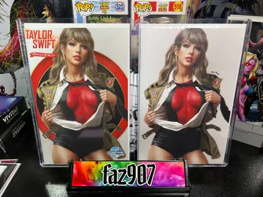Female Force: Taylor Swift Shikarii Trade And Virgin Set - Limited