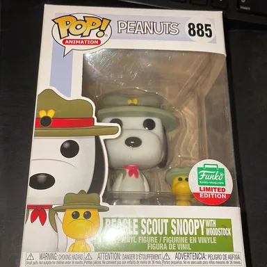 Beagle Scout Snoopy with Woodstock