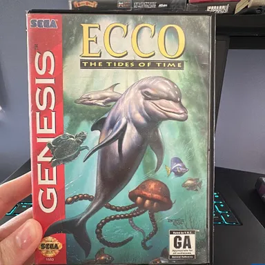 Ecco: The Tides of Time In Box Sega Genesis Game