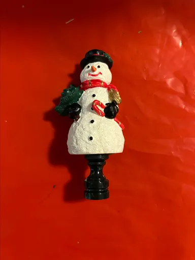 Holiday Snowman Lamp Finial Code 26279 Christmas Decoration