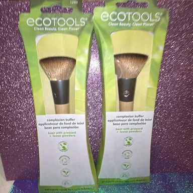 ECOTOOLS __SET OF 2 ___complexion buffer full sized brushes