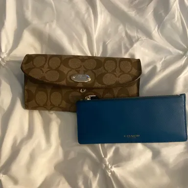 Coach wallet and change purse