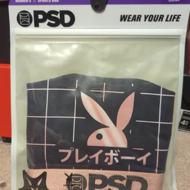 PSD Sports Bra - Playboy Kanji Grid