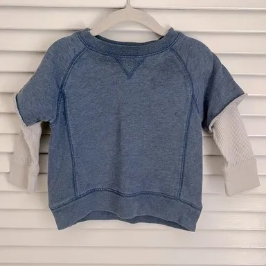 Baby Gap Short Sleeve Sweatshirt Thermal Long Sleeve
