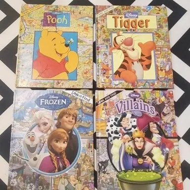 Disney Look and Find Set of 4 Books