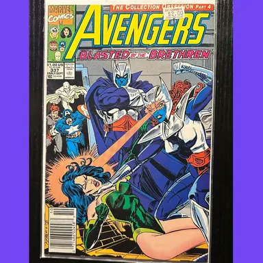 Avengers #337 1991 Marvel (Newsstand)