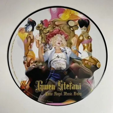 Love Angel Music Baby (Picture Disc Vinyl) - Gwen Stefani Rare