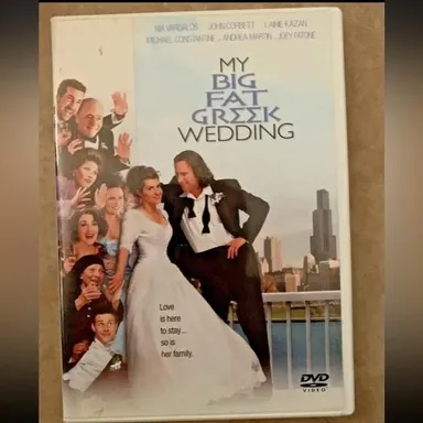 My Big Fat Greek Wedding DVD Romance Comedy PG 2002 John Corbett - USED
