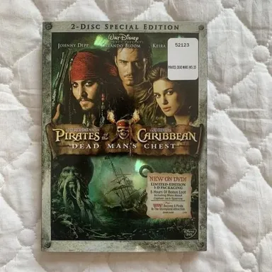 Pirates of the Caribbean: Dead Man's Chest (DVD, 2006) Johnny Depp - Mint IB